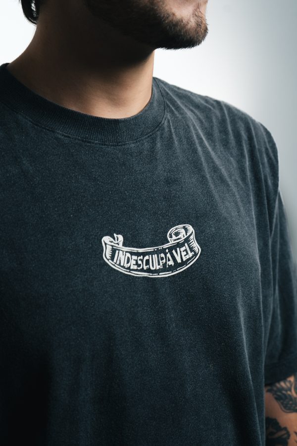 camiseta indesculpável – cinza estonado - Image 5