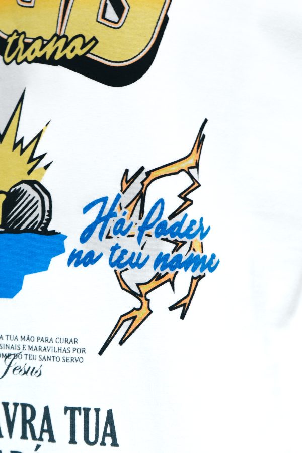 camiseta há poder - off white - Image 6