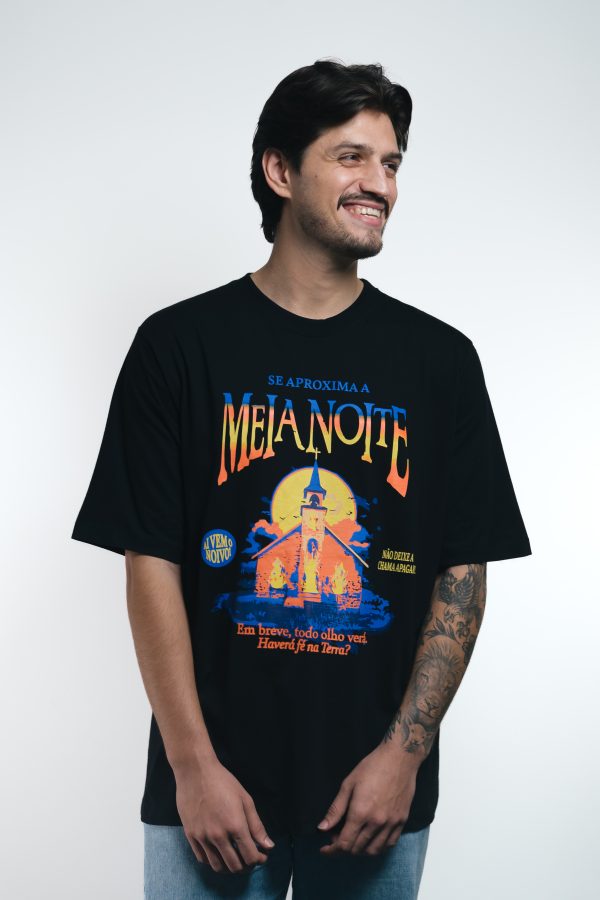 camiseta meia noite - preto - Image 3