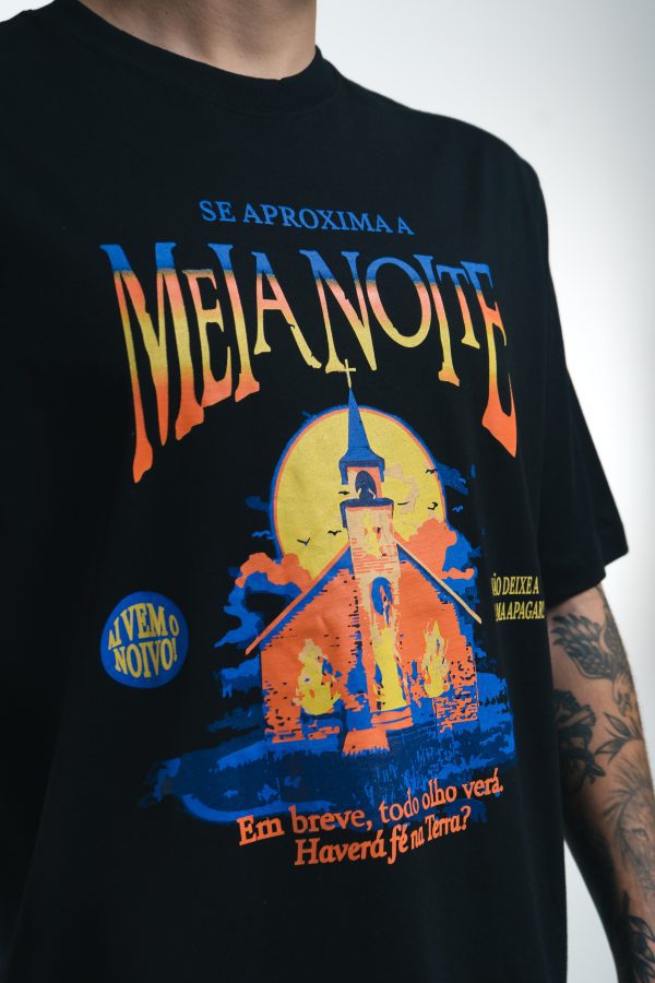 camiseta meia noite - preto - Image 6