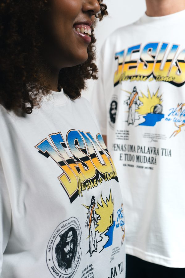 camiseta há poder - off white - Image 10