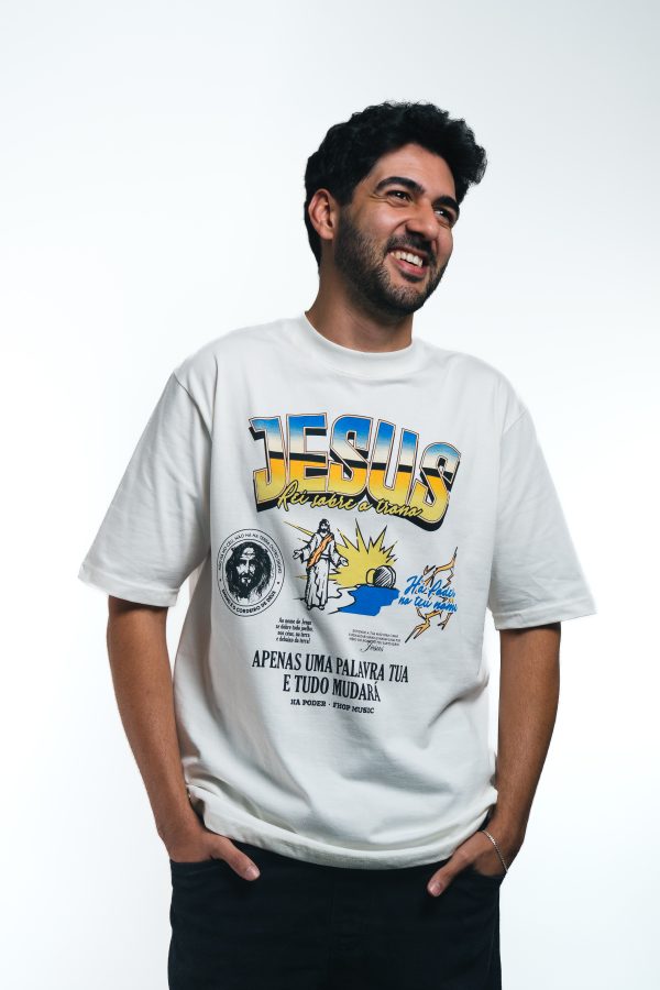 camiseta há poder - off white - Image 11
